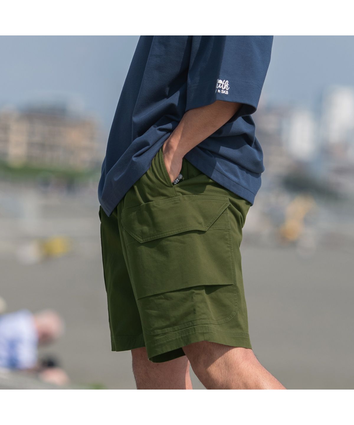 サニースミス Sunny Smith Working Smith Grosgran Twill Half PT （チャコール） チャコール