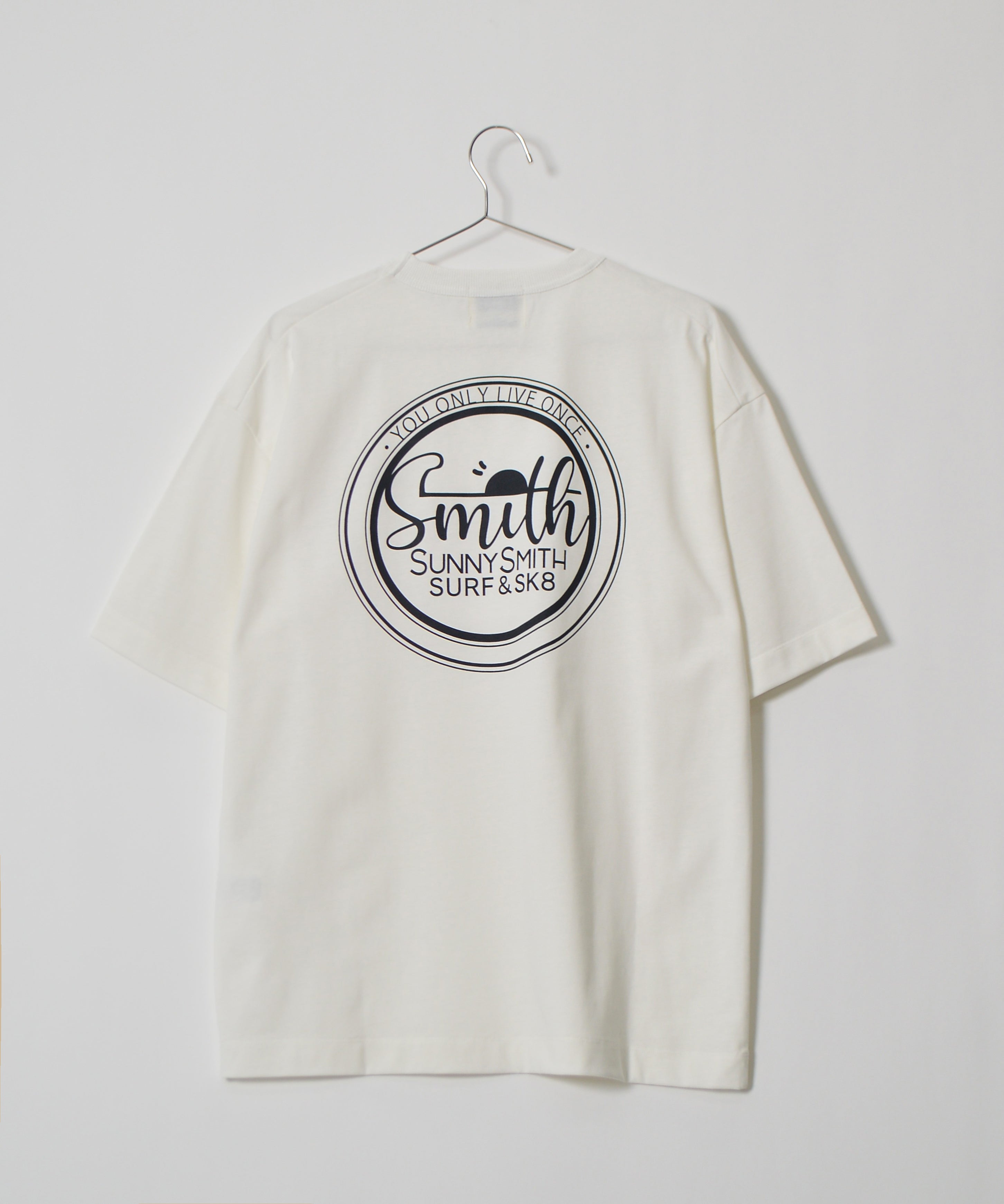 サニースミス Sunny Smith バックサークルロゴプリントTシャツ （ホワイト） ホワイト
