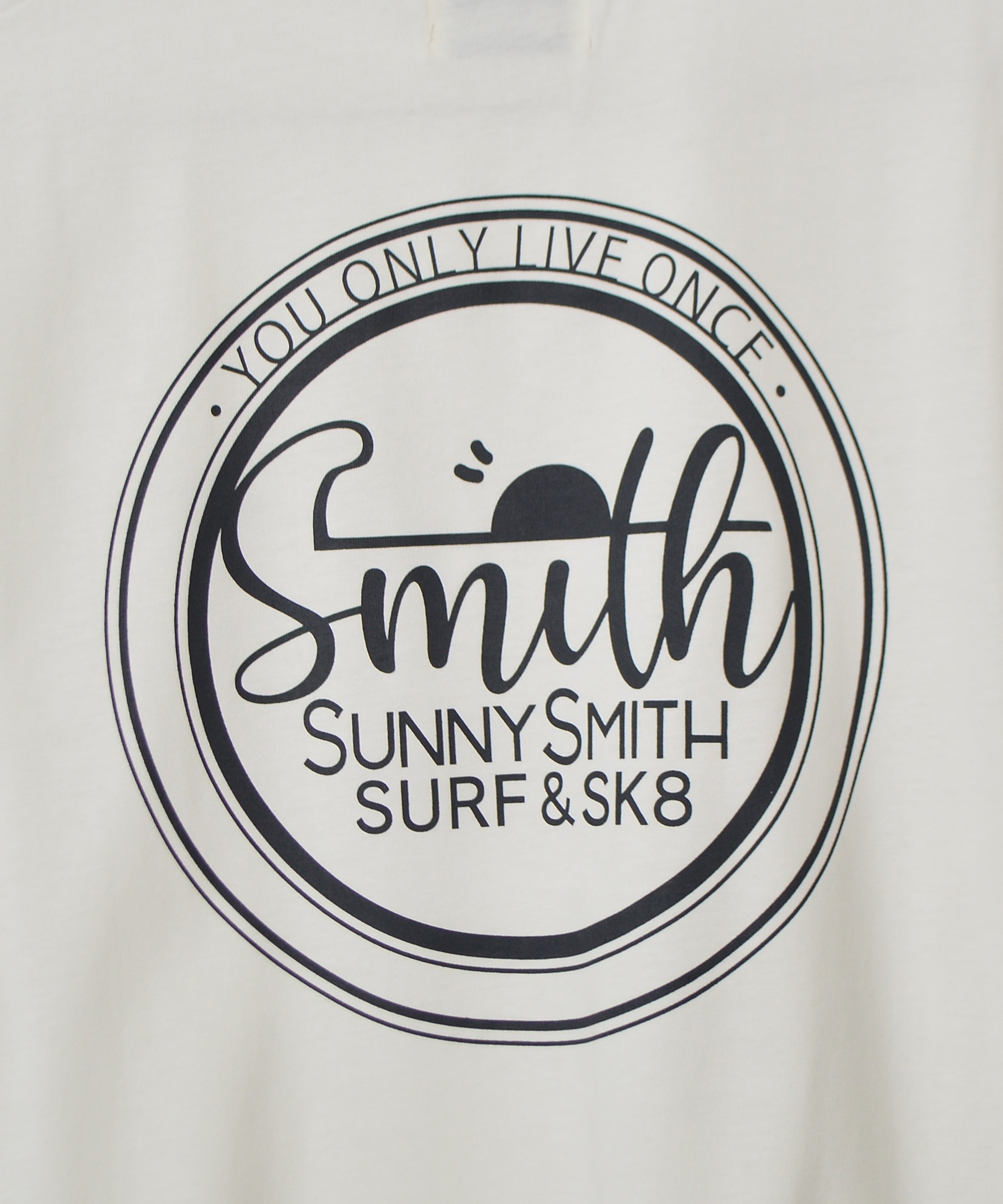 サニースミス Sunny Smith バックサークルロゴプリントTシャツ （ホワイト） ホワイト