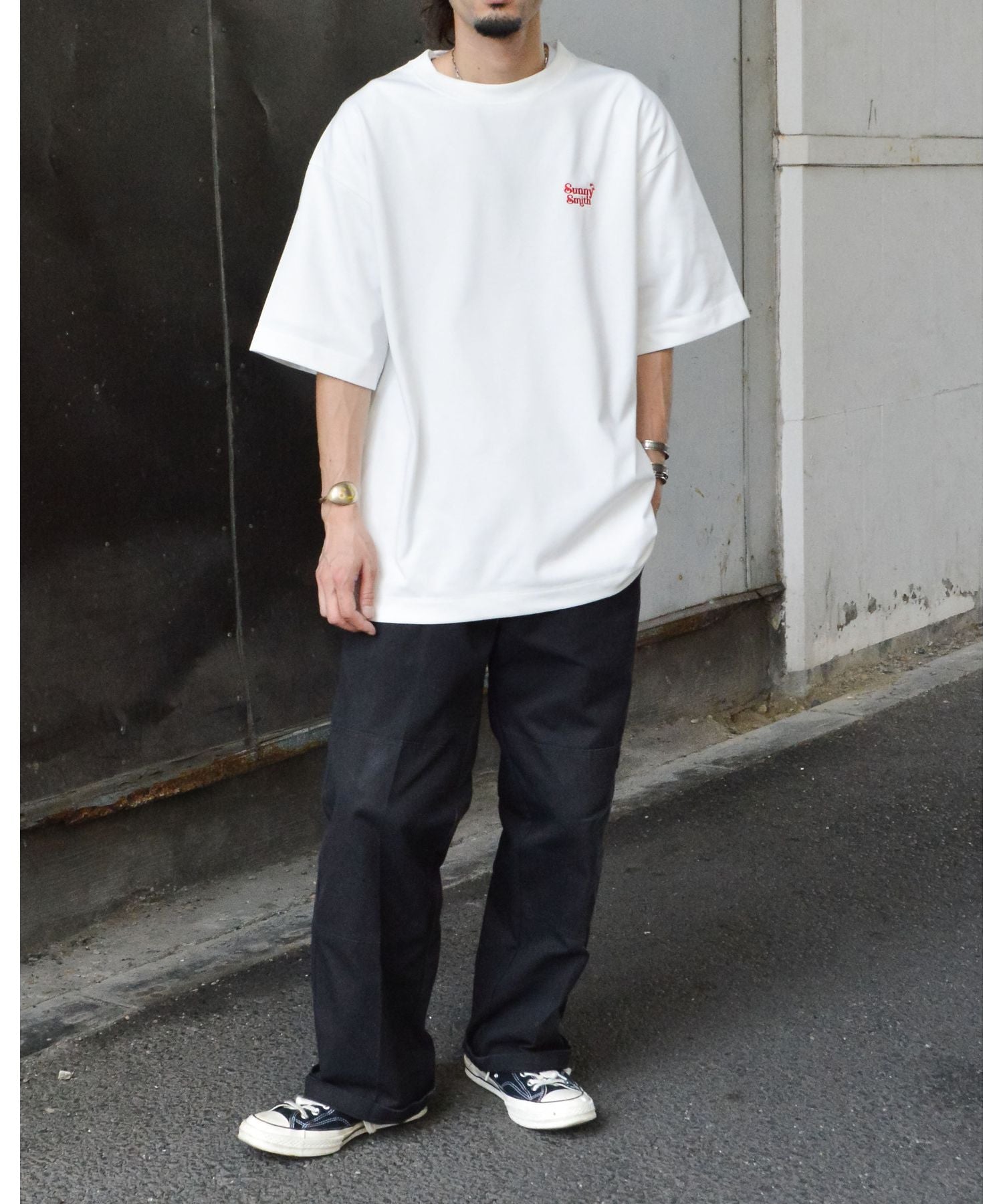 サニースミス Sunny Smith 11.6超重盎司 Heavy Smith刺繡標誌T恤