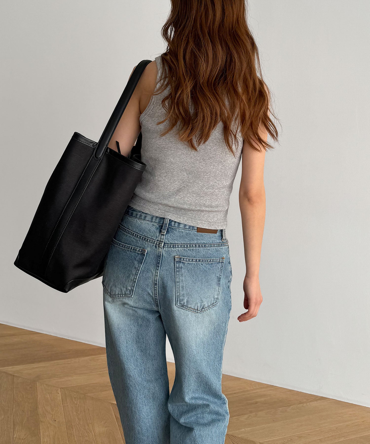 CANAL JEAN El mar Canvas Bicolor Shoulder Bag
