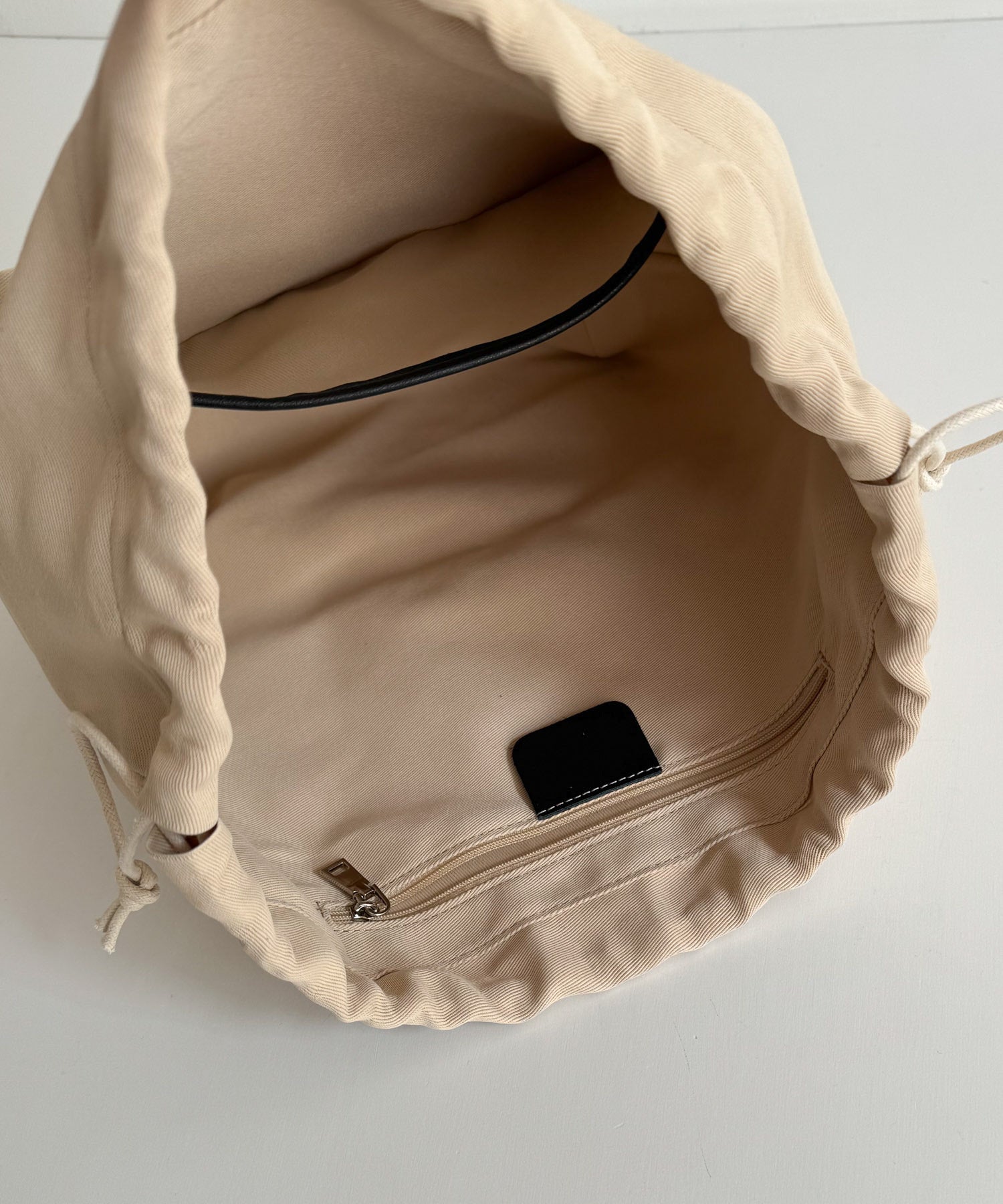 CANAL JEAN El mar Canvas Bicolor Shoulder Bag