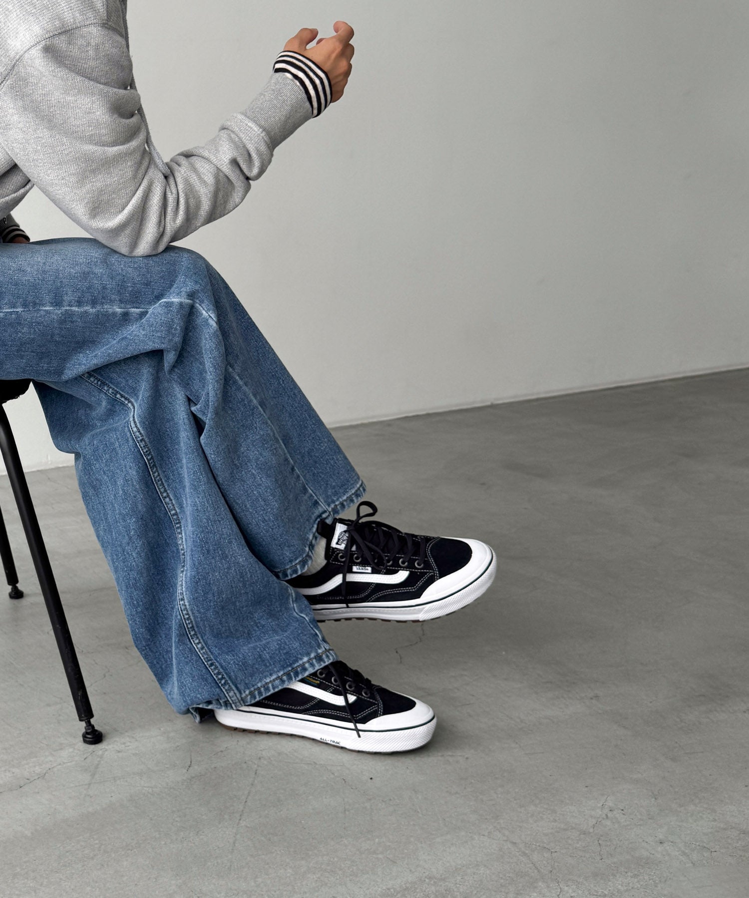 キャナルジーン CANAL JEAN VANS MTE Old Skool WaterproofInsulated/VN000DAZBA2 （BLK×WHT） BLK×WHT