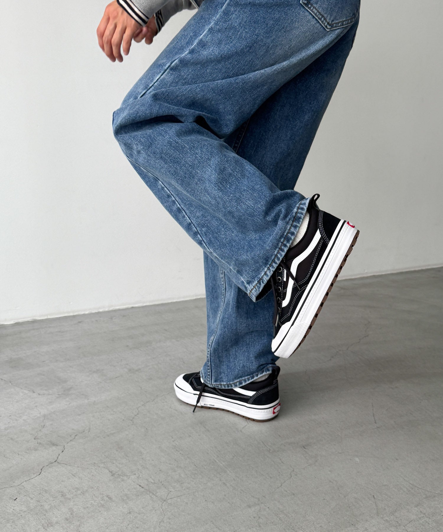 キャナルジーン CANAL JEAN VANS MTE Old Skool WaterproofInsulated/VN000DAZBA2 （BLK×WHT） BLK×WHT