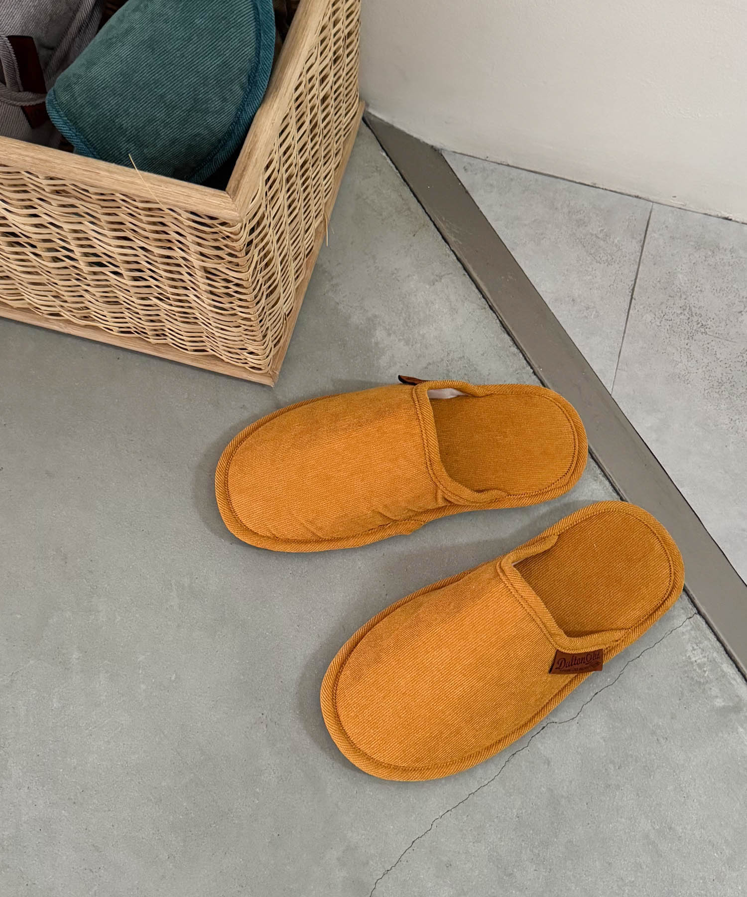 キャナルジーン CANAL JEAN DULTON(ダルトン) CORDUROY SLIPPERS EVコーデュロイスリッパ(WOMEN)/T20ー0224S （キャメル） キャメル