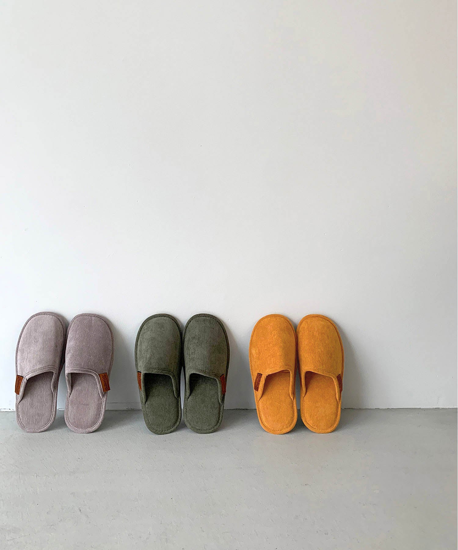 キャナルジーン CANAL JEAN DULTON(ダルトン) CORDUROY SLIPPERS EVコーデュロイスリッパ(WOMEN)/T20ー0224S （グリーン） グリーン