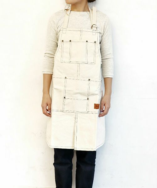 キャナルジーン CANAL JEAN DULTON(ダルトン)MWwork apron／MWワークエプロン （ナチュラル） ナチュラル