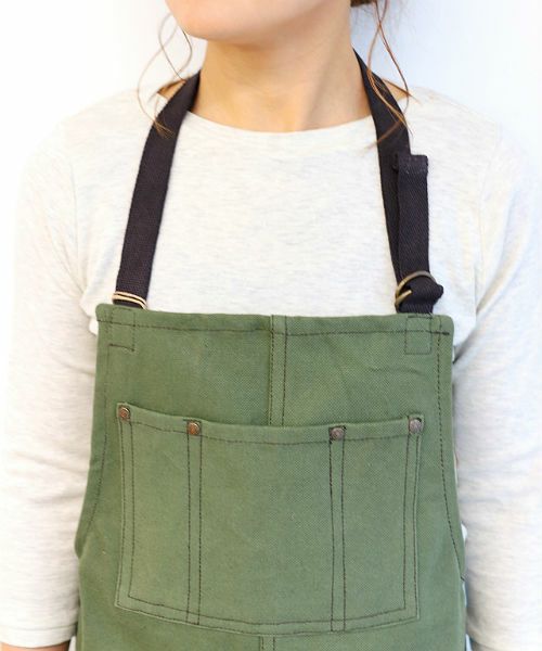 キャナルジーン CANAL JEAN DULTON(ダルトン)MWwork apron／MWワークエプロン （ナチュラル） ナチュラル