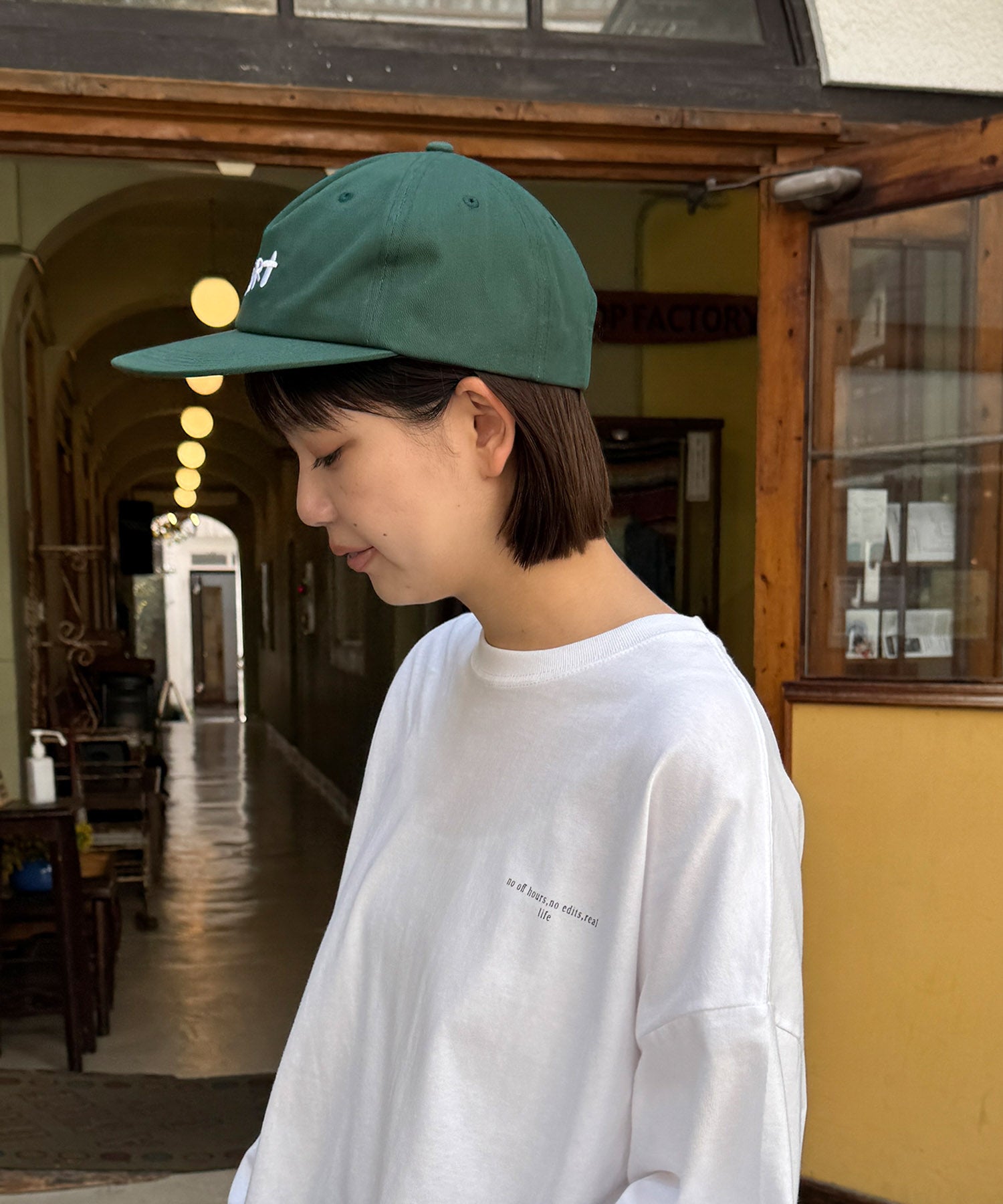 キャナルジーン CANAL JEAN Lakey Park PORTCAP （グリーン） グリーン