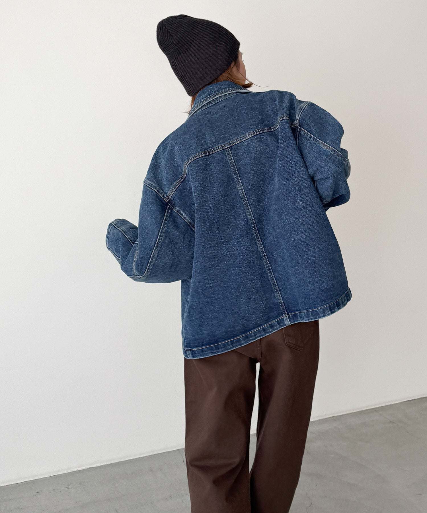 キャナルジーン CANAL JEAN El mar(エルマール) デニムカバーオール （インディゴ） インディゴ