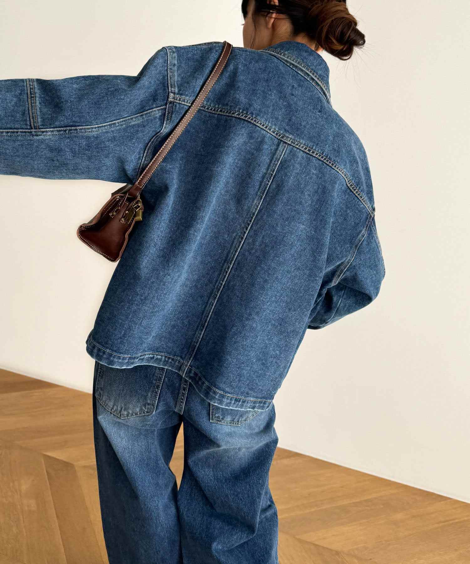 キャナルジーン CANAL JEAN El mar(エルマール) デニムカバーオール （インディゴ） インディゴ