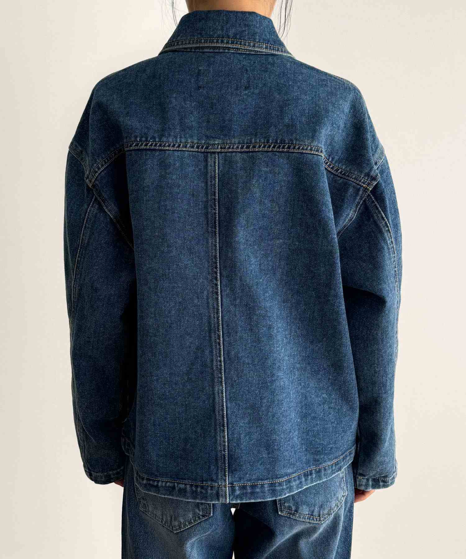 キャナルジーン CANAL JEAN El mar(エルマール) デニムカバーオール （インディゴ） インディゴ