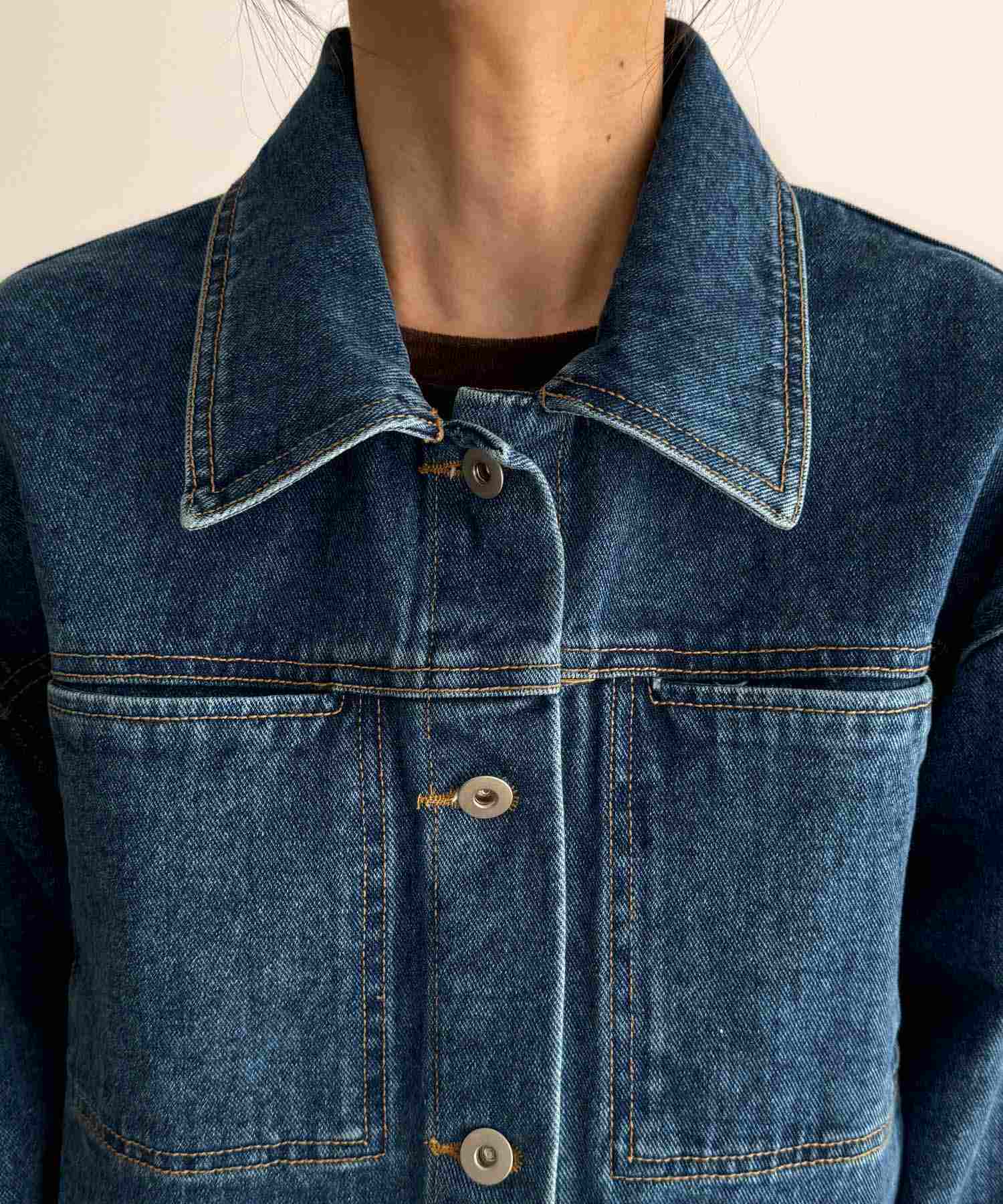 キャナルジーン CANAL JEAN El mar(エルマール) デニムカバーオール （インディゴ） インディゴ