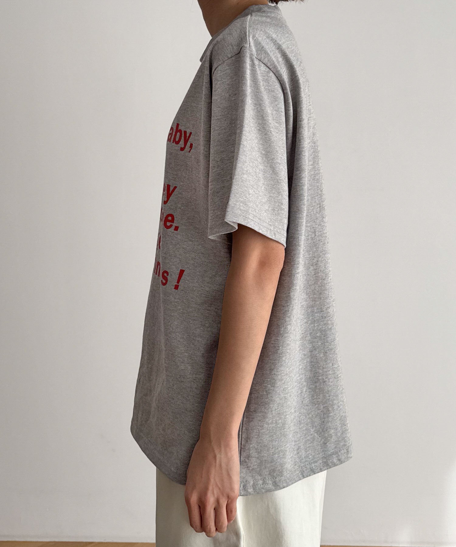 キャナルジーン CANAL JEAN CALL MY NAME I’m boring Tシャツ （グレー） グレー