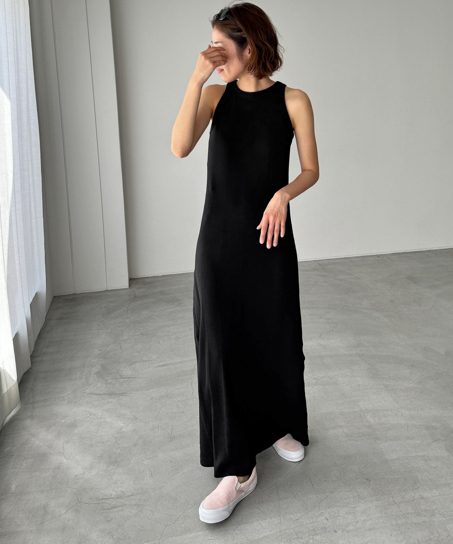 キャナルジーン CANAL JEAN Miller カップ付アメスリワンピース （グレー系その他） グレー系その他