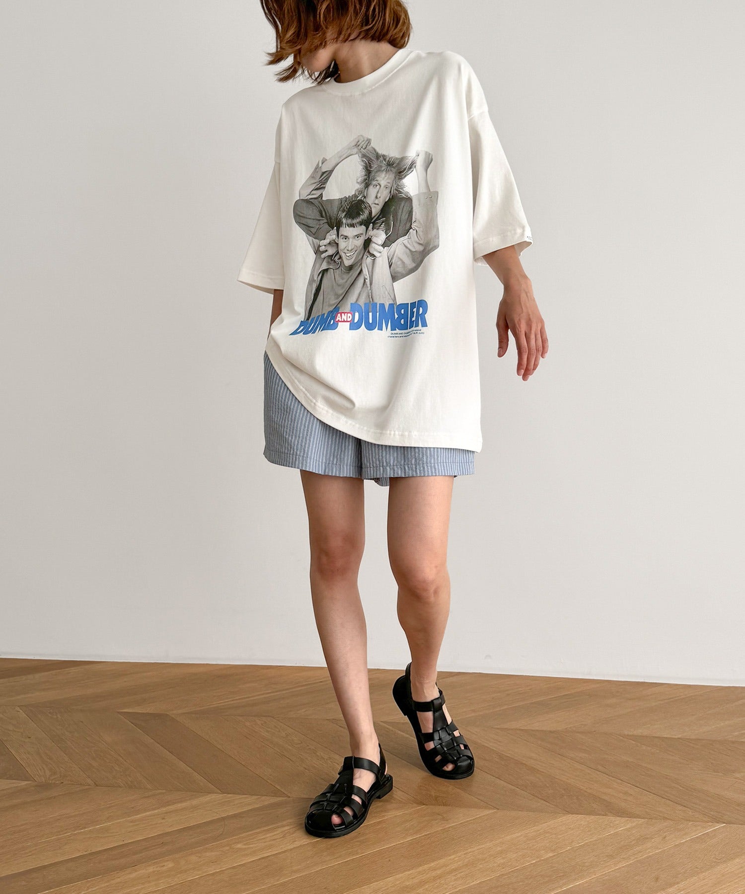 キャナルジーン CANAL JEAN Another Thought フロントプリント半袖Tシャツ （ホワイト） ホワイト