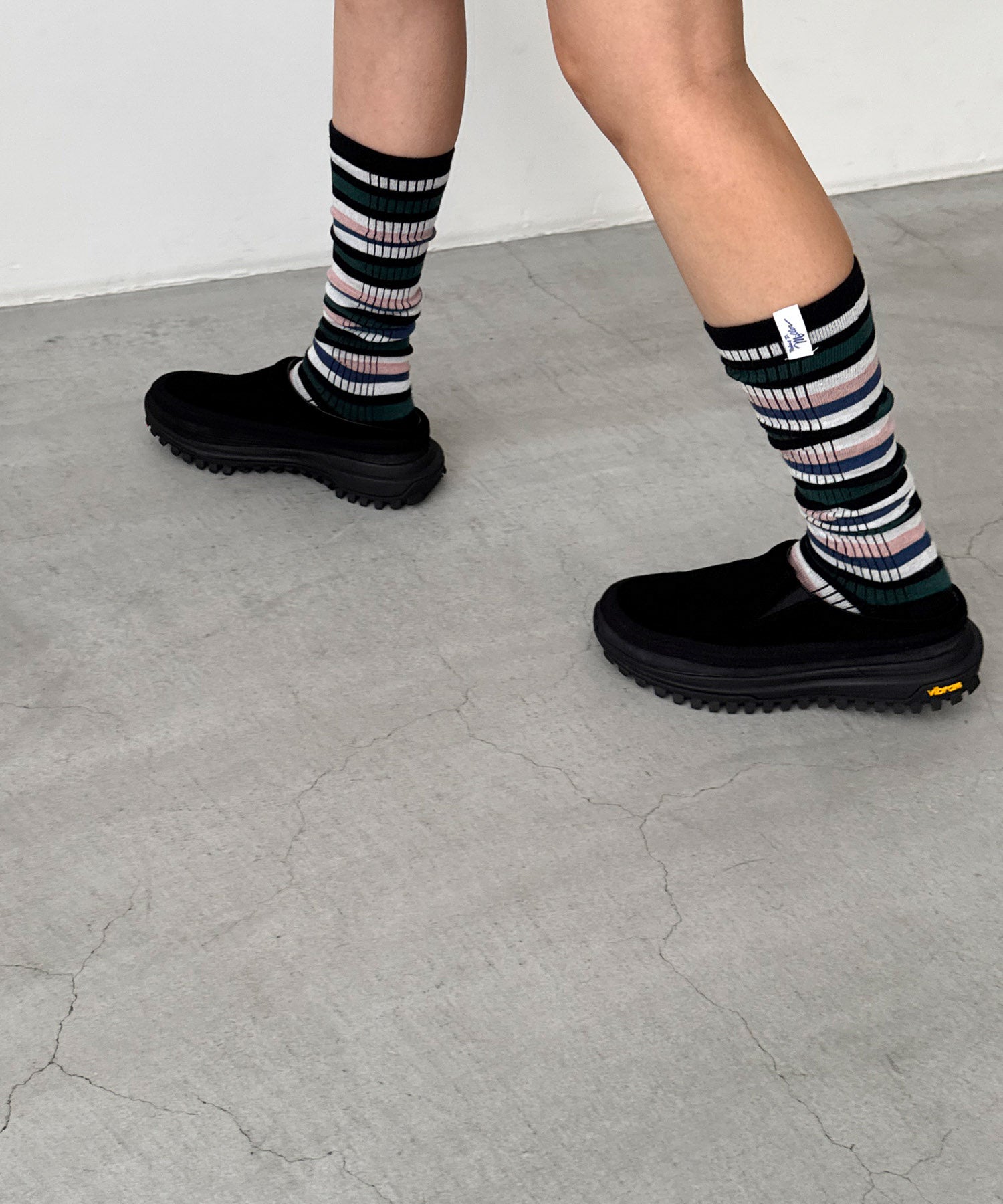 キャナルジーン CANAL JEAN Miller 1P Socks long （グリーン系ソノタ） グリーン系ソノタ