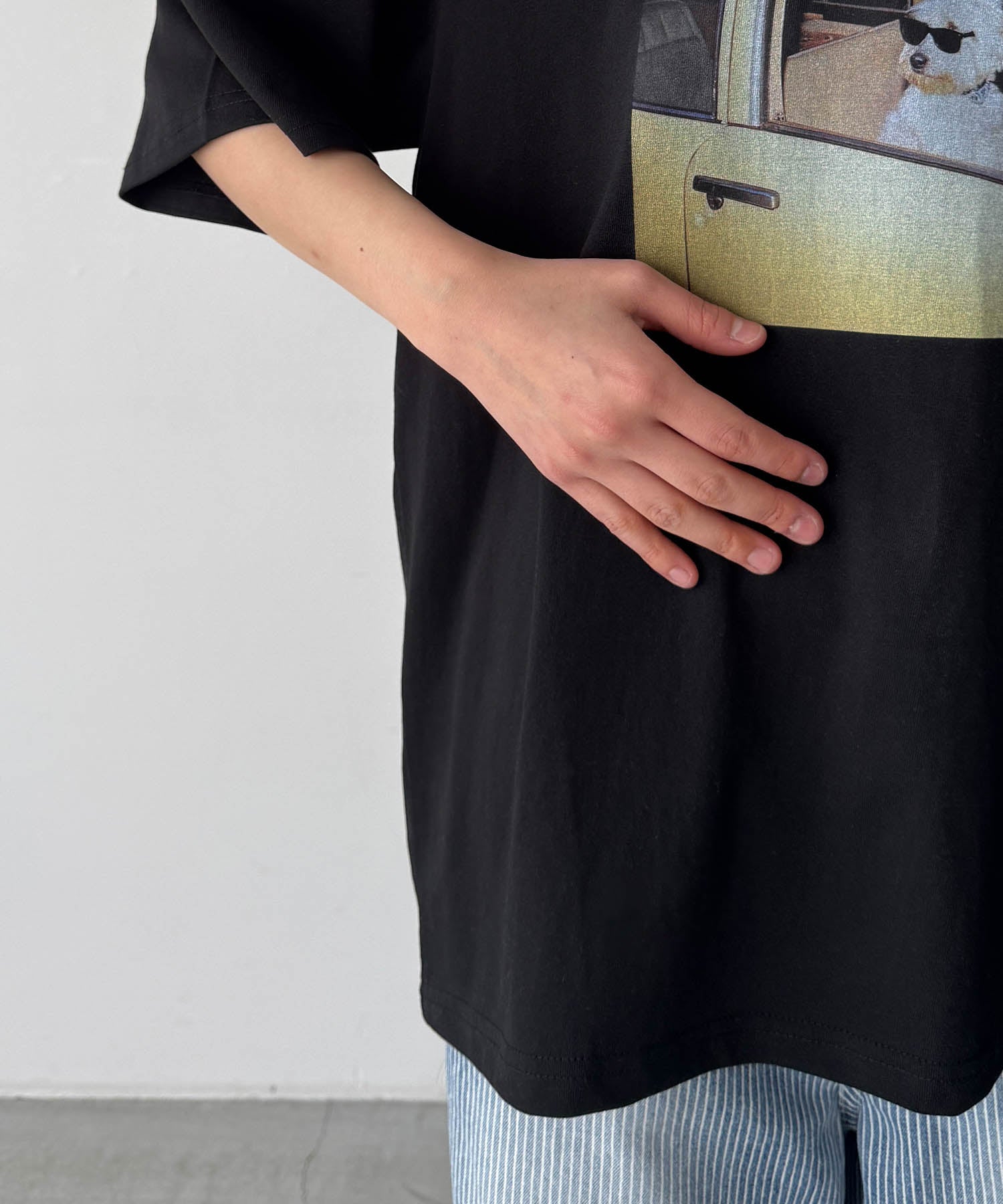 キャナルジーン CANAL JEAN Lakey Park driving dogTシャツ （ブラック） ブラック
