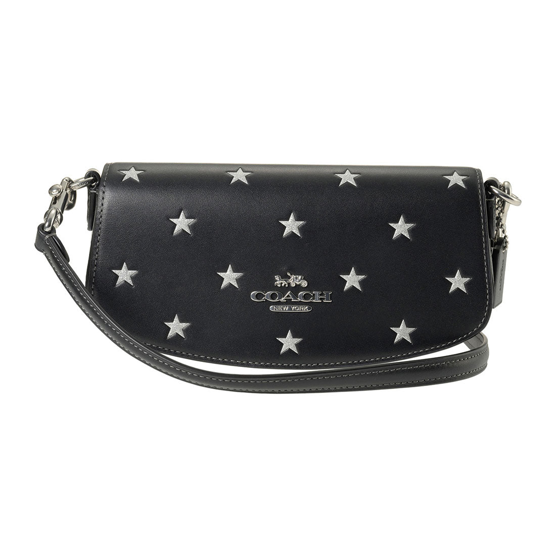 COACH COACH Shoulder Bag Star Print Andrea Small Shoulder Bag CW305 SVA47 BLACK