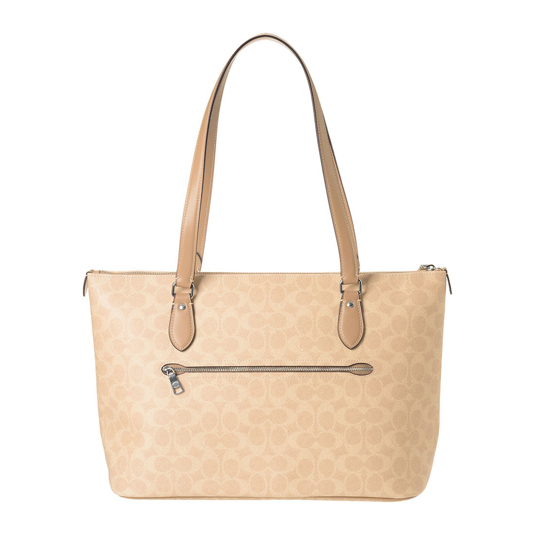 コーチ COACH トートバッグ シグネチャー キャンバス ギャラリー トート CW381 SVPWH SAND/TAUPE