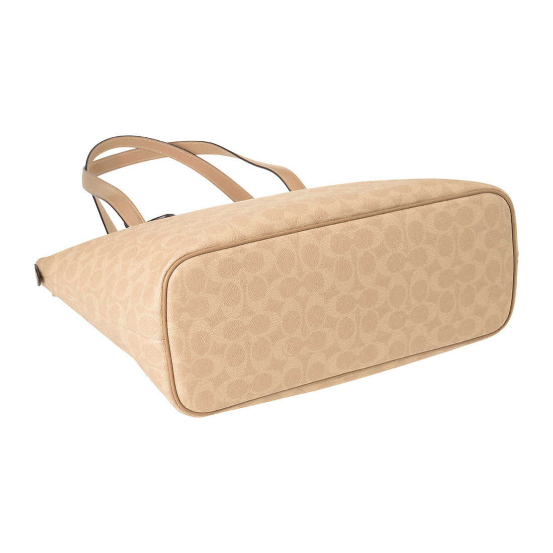コーチ COACH トートバッグ シグネチャー キャンバス ギャラリー トート CW381 SVPWH SAND/TAUPE