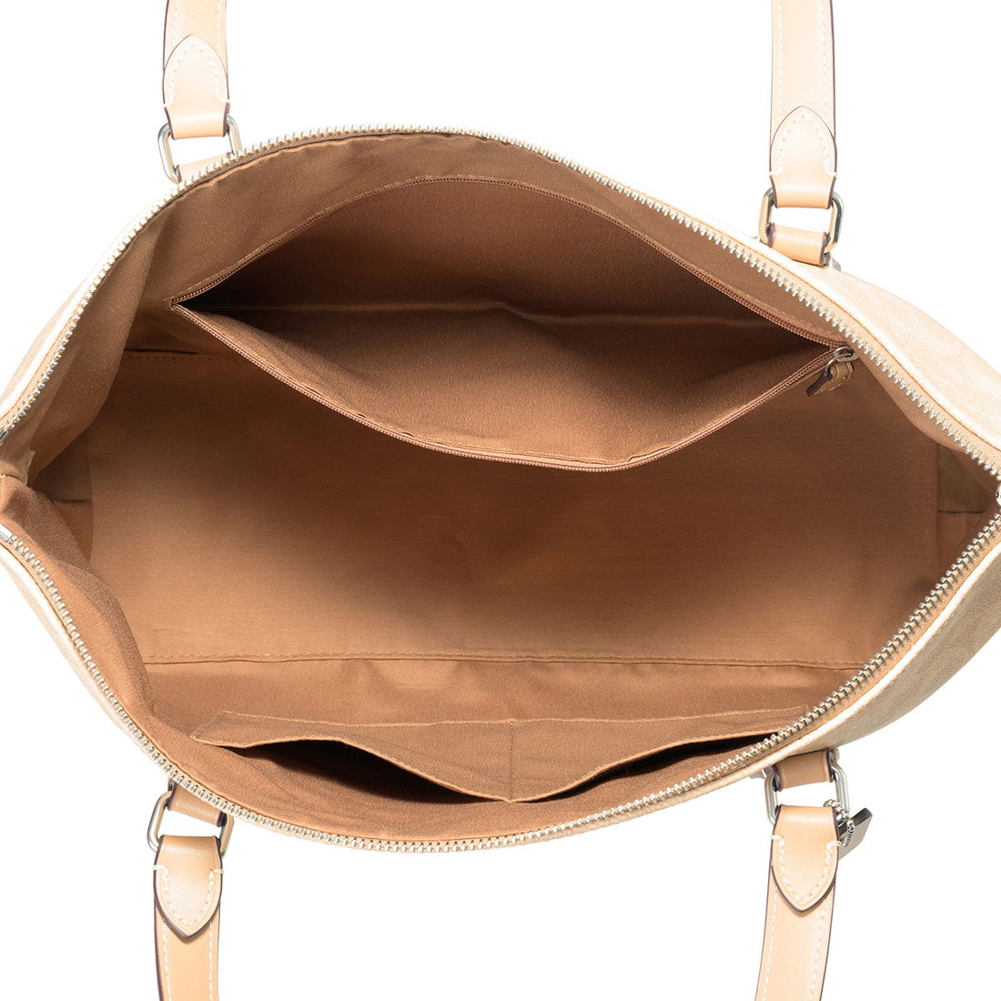 コーチ COACH トートバッグ シグネチャー キャンバス ギャラリー トート CW381 SVPWH SAND/TAUPE
