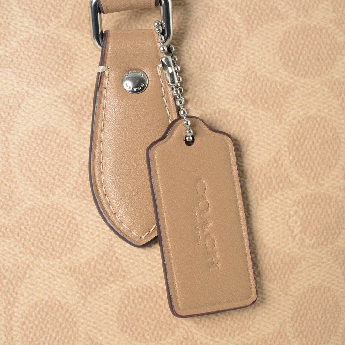 コーチ COACH トートバッグ シグネチャー キャンバス ギャラリー トート CW381 SVPWH SAND/TAUPE