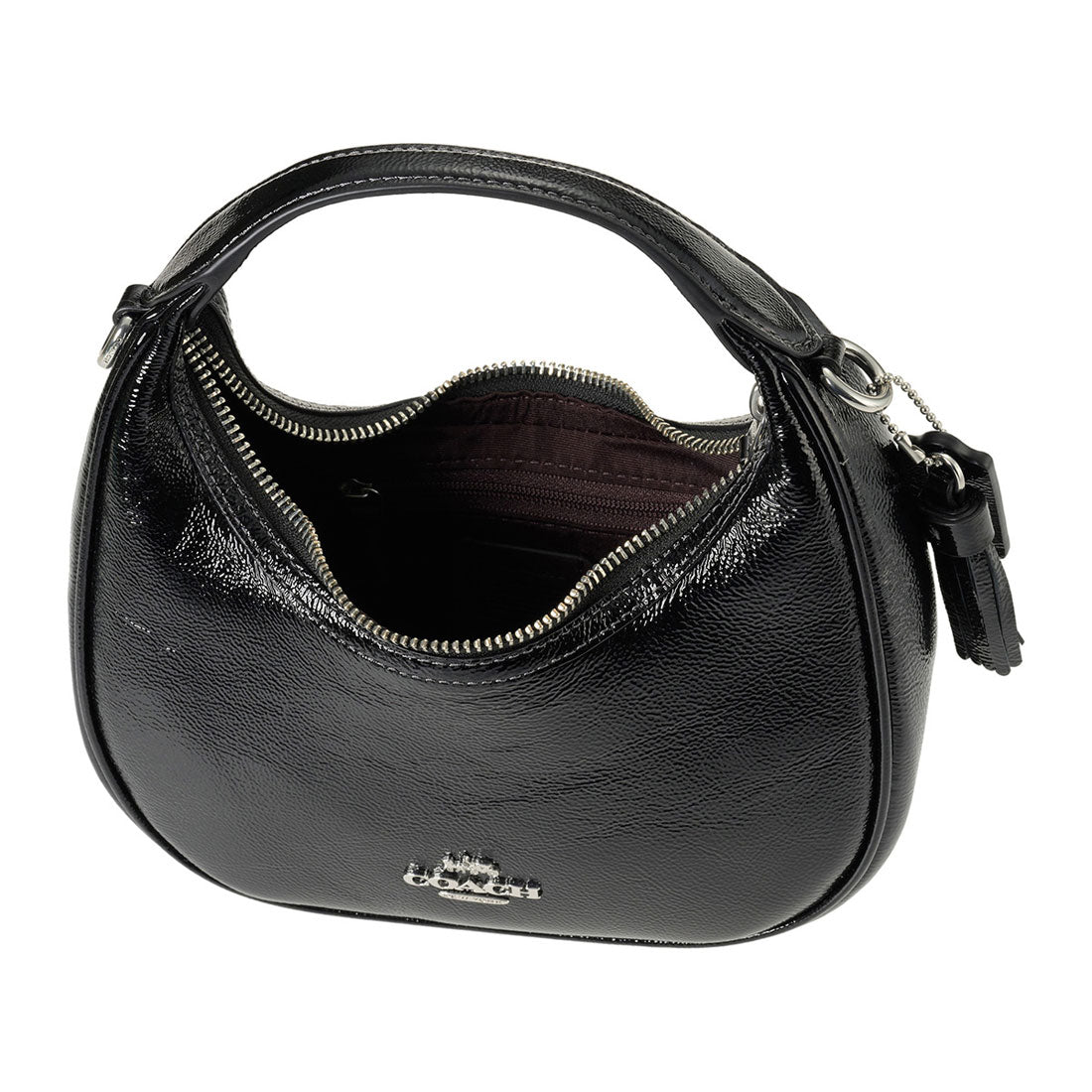 COACH COACH Shoulder Bag Patent leather Carmen Mini Crossbody CW036 SV