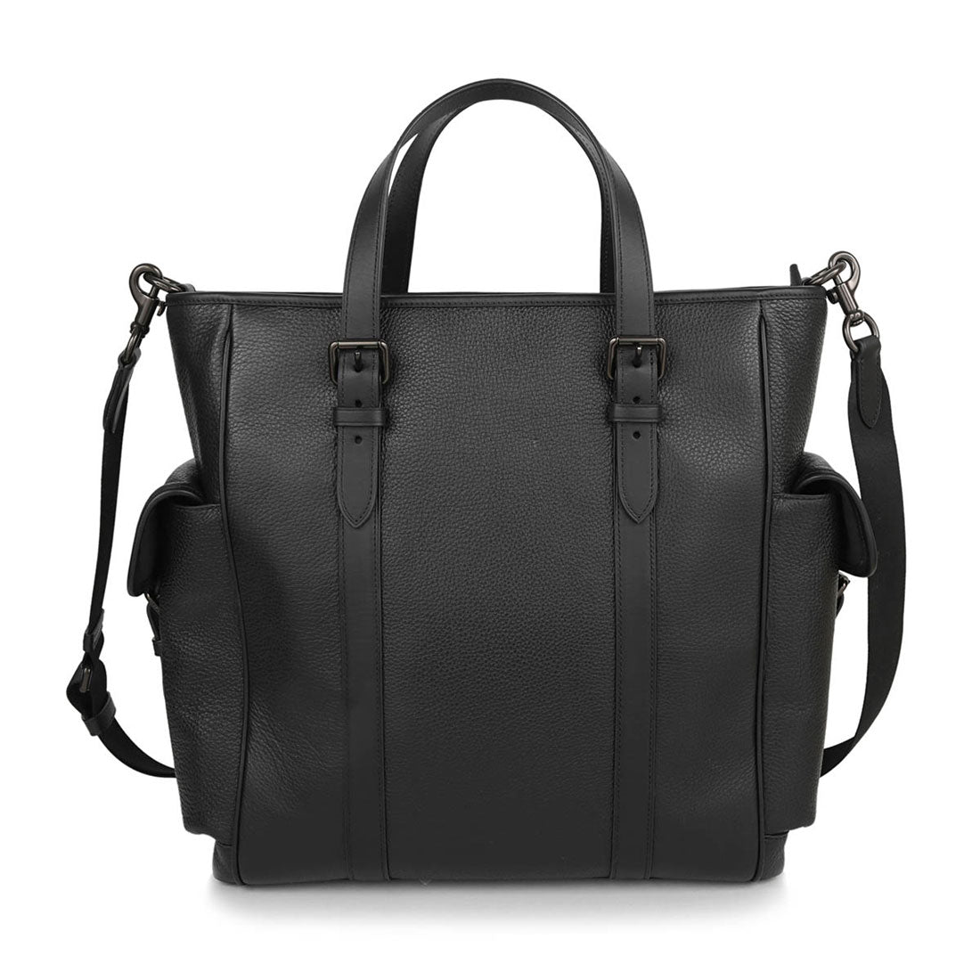 COACH COACH Tote Bag Pebbled Leather Sprint Tote CR324 JILWO BLACK