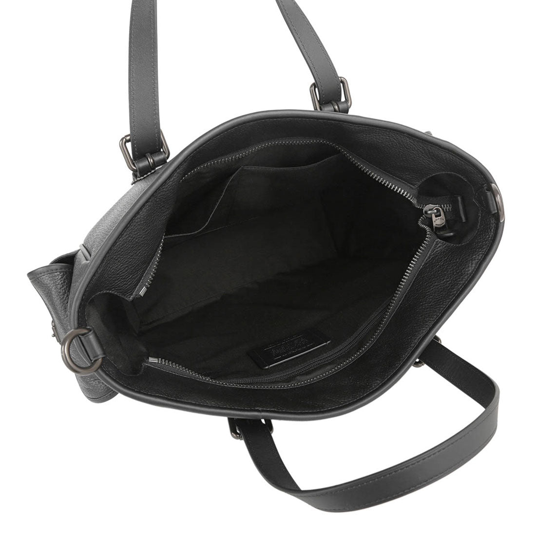 COACH COACH Tote Bag Pebbled Leather Sprint Tote CR324 JILWO BLACK