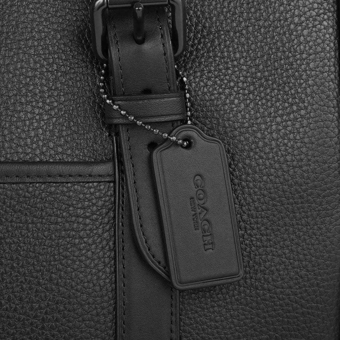 COACH COACH Tote Bag Pebbled Leather Sprint Tote CR324 JILWO BLACK