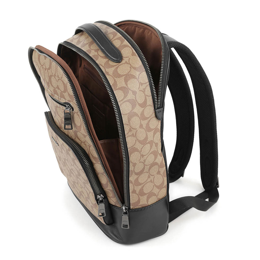 COACH COACH Backpack Signature Ethan Backpack CL962 QBKHA KHAKI/BLACK