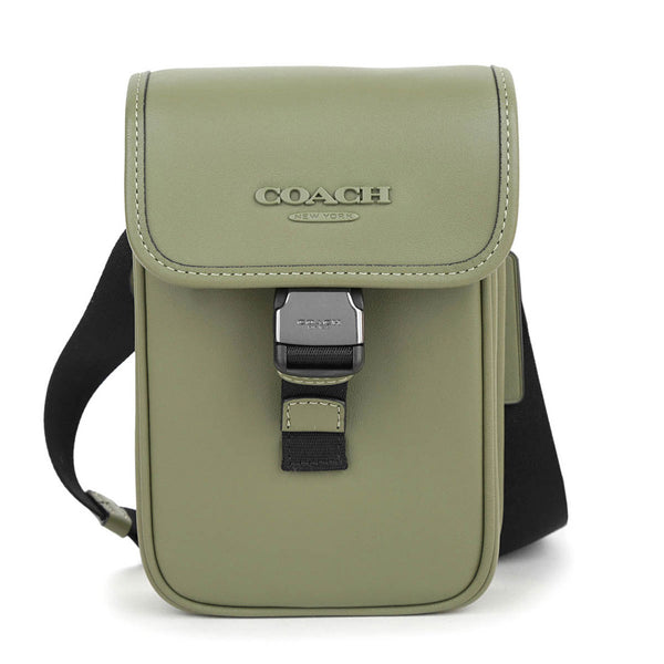 クラッチバッグ COACH Racer Phone Crossbody Bag CT886 NWT COACH RACER CT886 Phone Messenger Crossbody Bag In CHALK