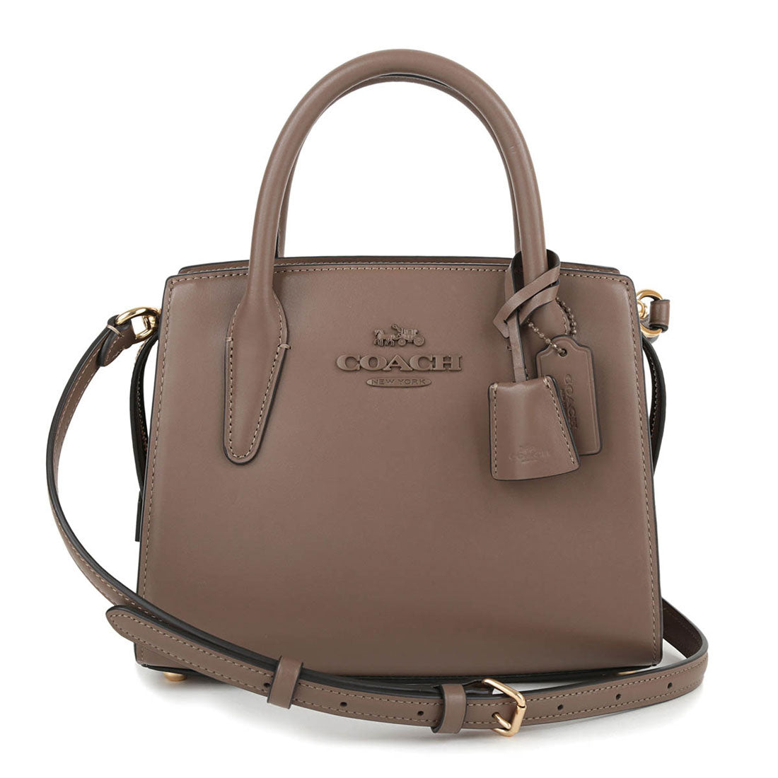 COACH COACH Shoulder Bag Andrea Carryall CP081 IMV2R DARK STONE