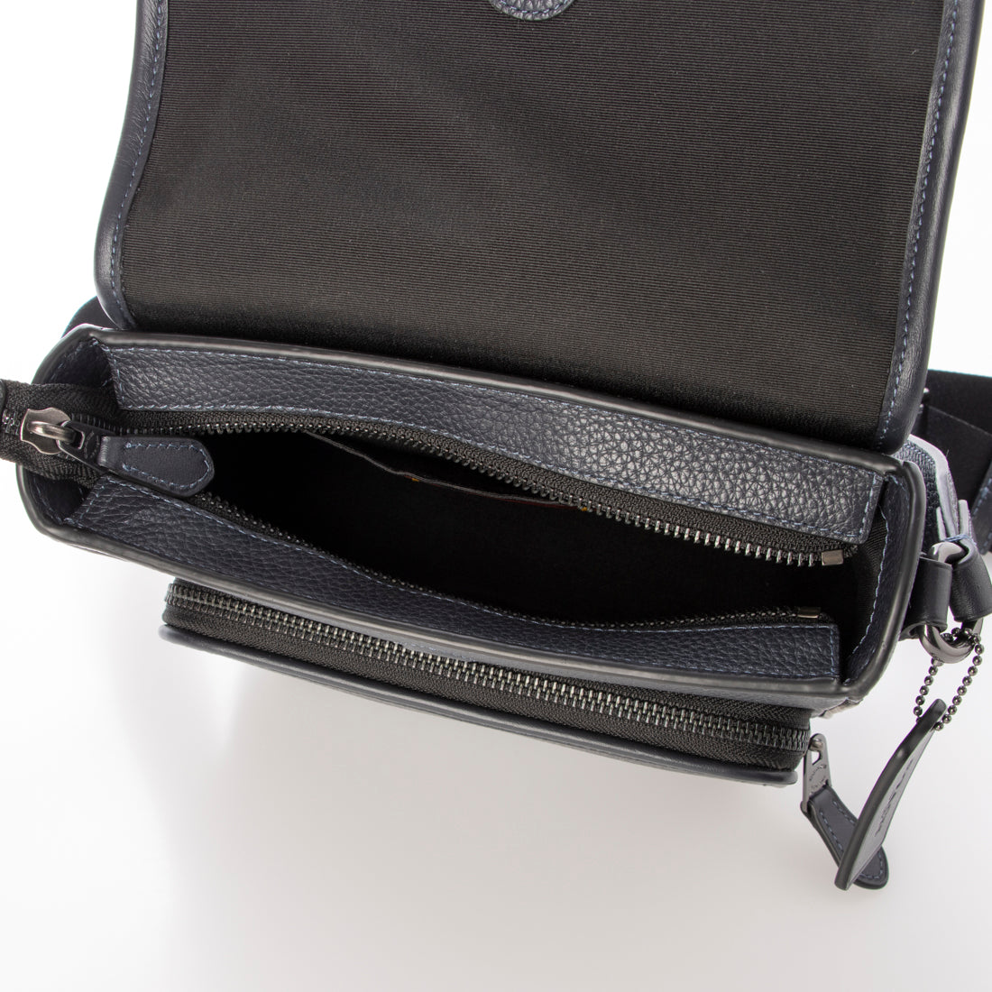 コーチ COACH ショルダーバッグ CY800 サリバン フラップ クロスボディ メンズ （ネイビー） ネイビー