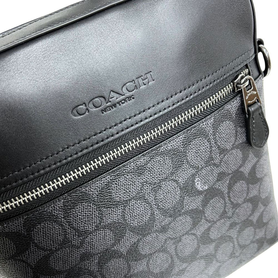 コーチ COACH CZ398 QBMI50213 （チャコール×ブラック） チャコール×ブラック