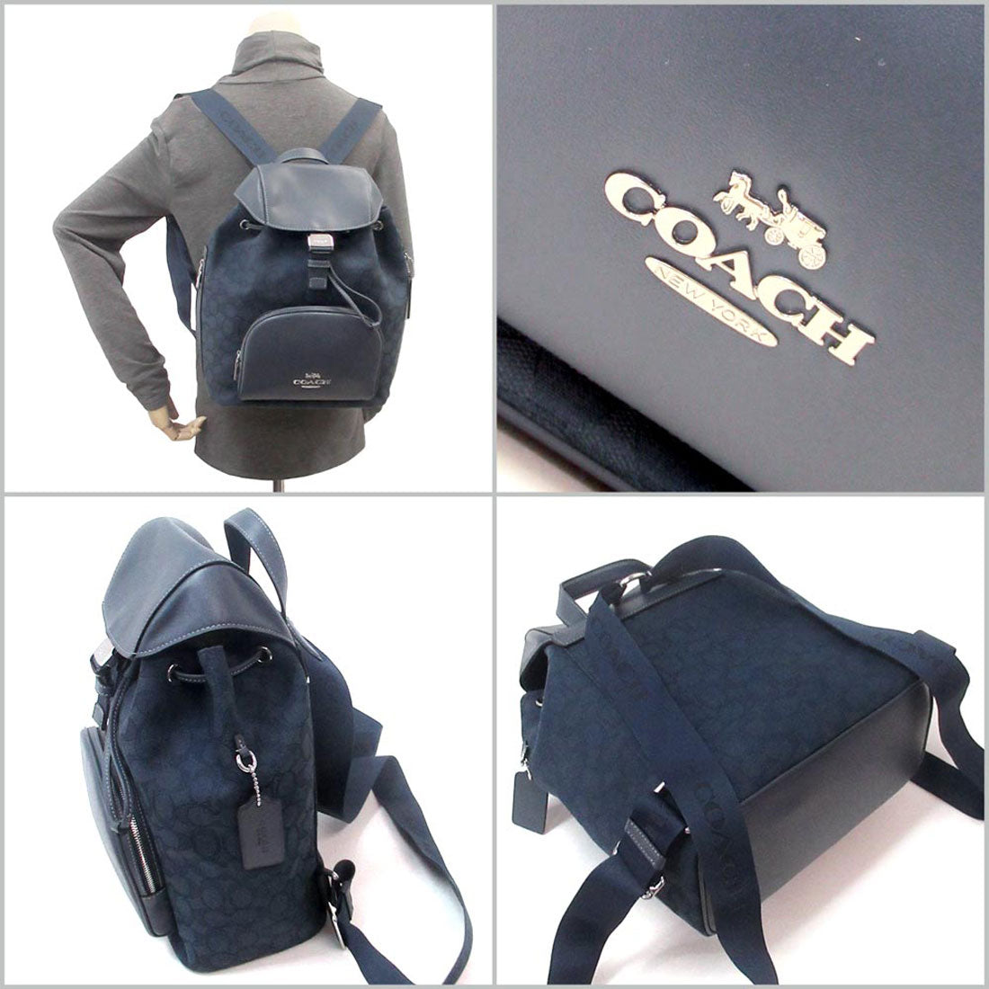 コーチ COACH コーチ バッグ COACH アウトレット シグネチャー レザー バックパック リュックサック CT812 SVPM1