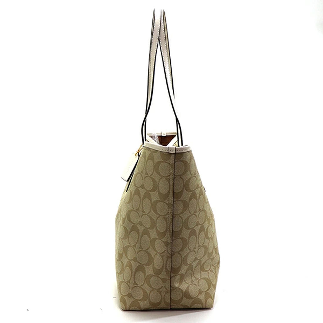 COACH COACH COACH Tote Bag for Women COACH Light Khaki Chalk 5696 IMDQC