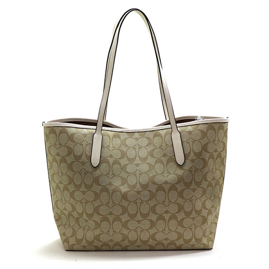 COACH COACH COACH Tote Bag for Women COACH Light Khaki Chalk 5696 IMDQC