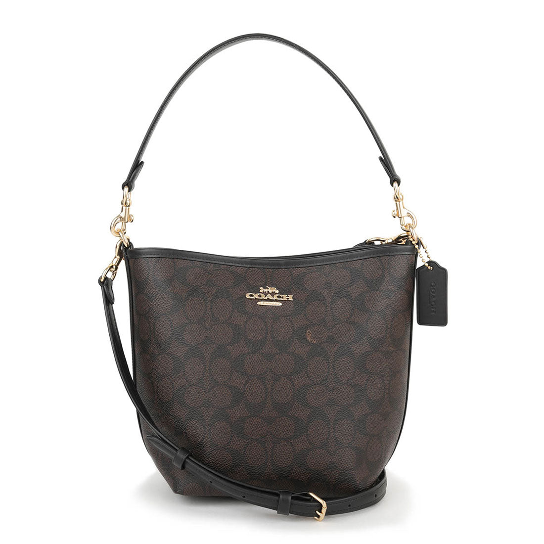 コーチ COACH ハンドバッグ シグネチャー CITY BUCKET BAG CT800 IMXAQ WALNUT/BLACK
