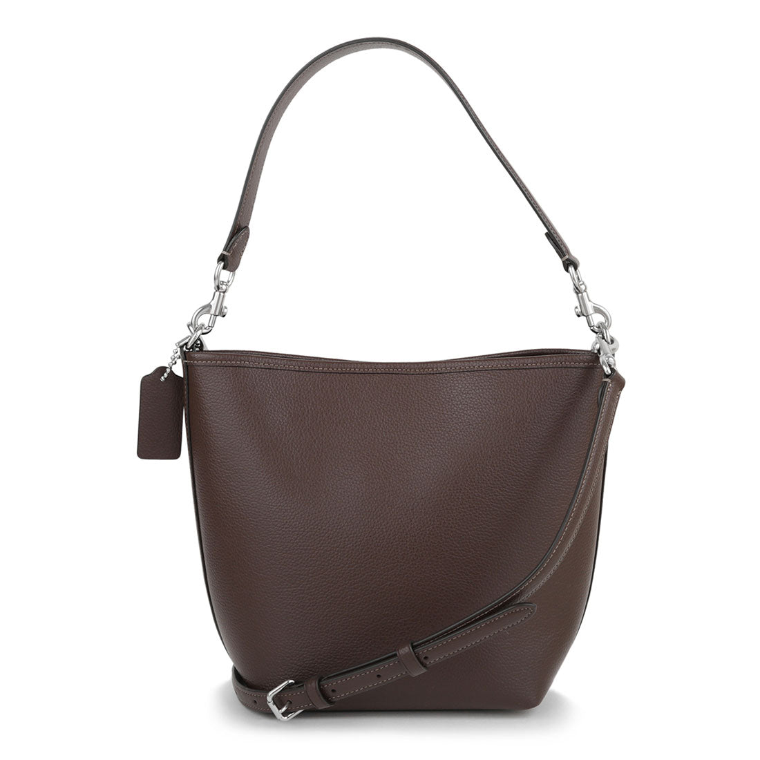 コーチ COACH ハンドバッグ ぺブルドレザー CITY BUCKET BAG CT801 SVMPL MAPLE