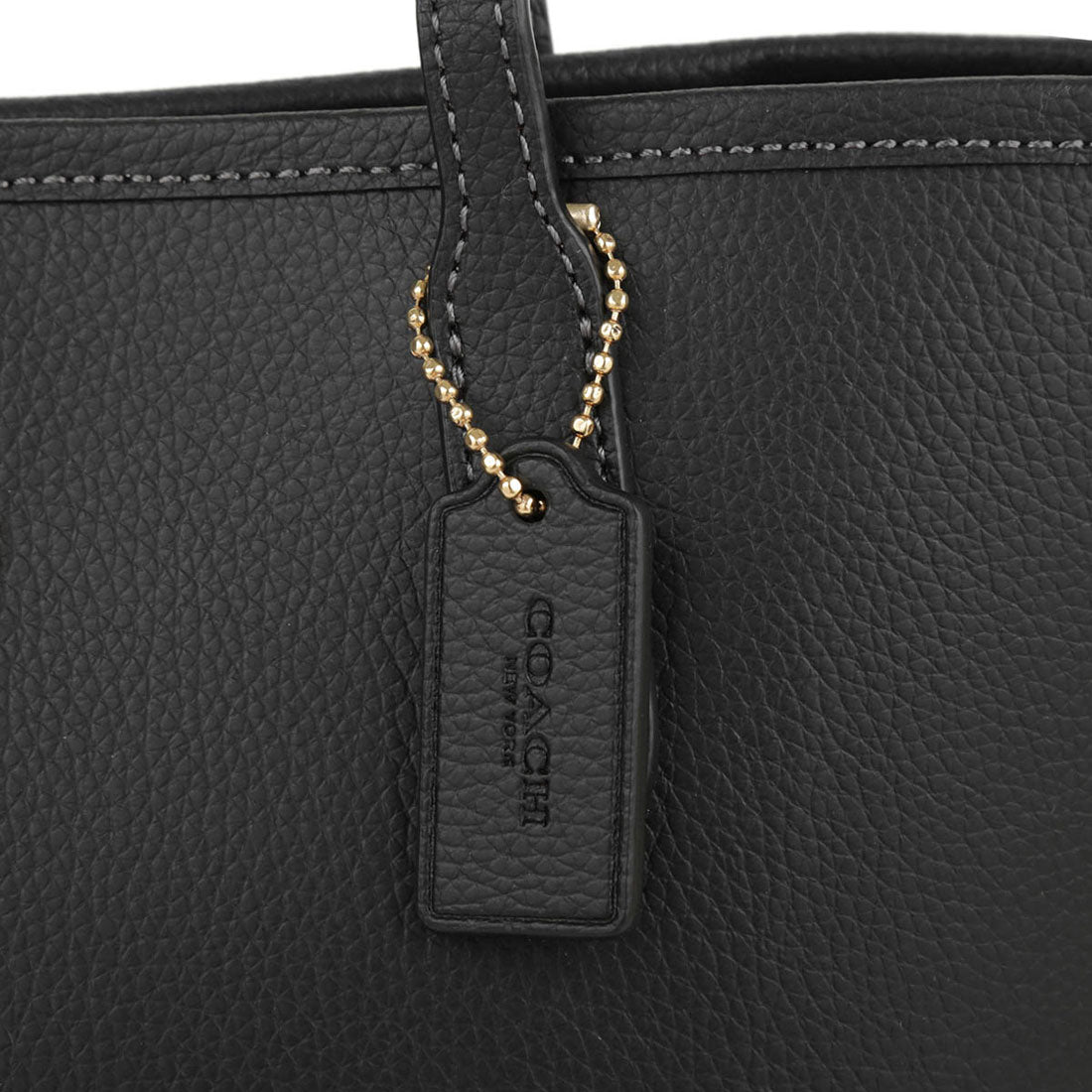 COACH COACH Tote Bag Pebbled Leather SMALL CITY TOTE CT859 IMBLK BLACK