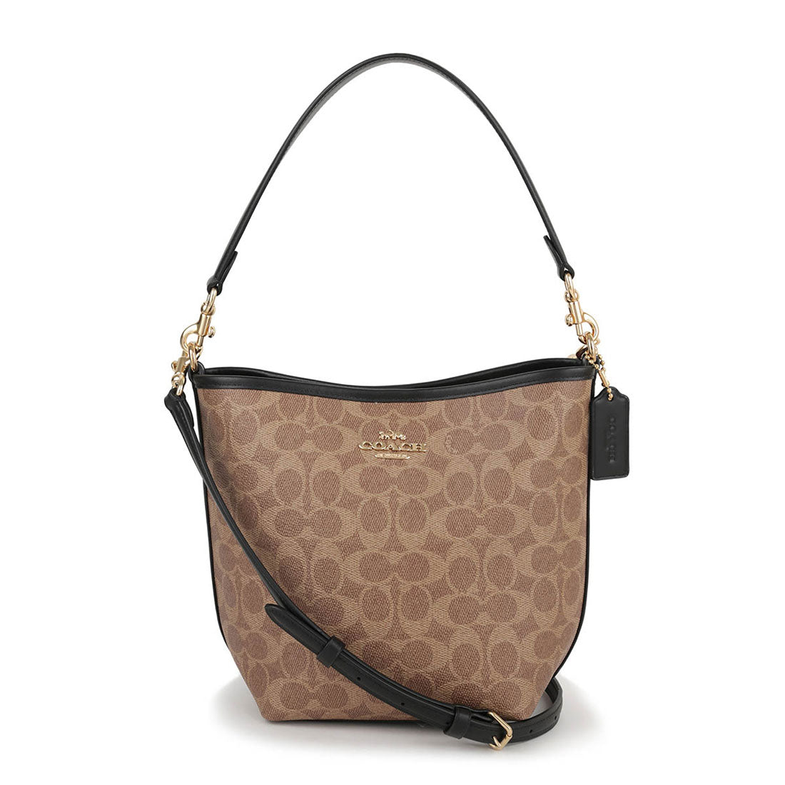 コーチ COACH ハンドバッグ シグネチャー CITY BUCKET BAG CT800 IMQRX TAN/BLACK