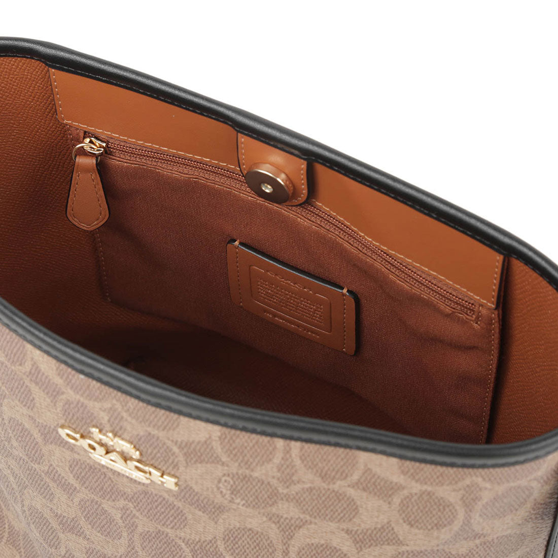 コーチ COACH ハンドバッグ シグネチャー CITY BUCKET BAG CT800 IMQRX TAN/BLACK