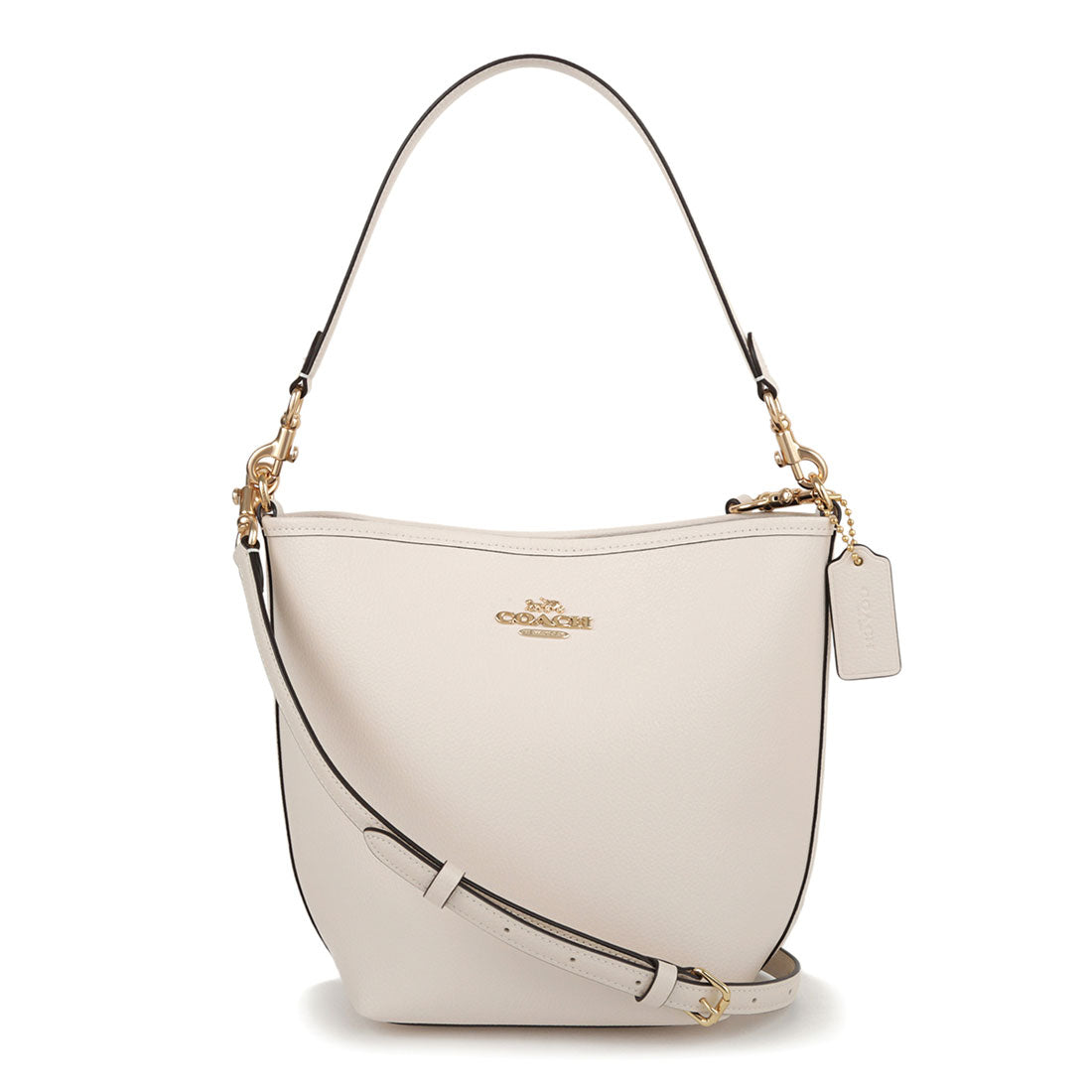 コーチ COACH ハンドバッグ ぺブルドレザー CITY BUCKET BAG CT801 IMCHK CHALK