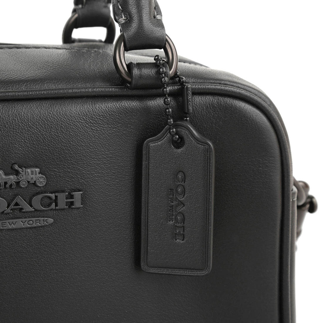 コーチ COACH ショルダーバッグ スムースカーフレザー SATCHEL CROSSBODY CT776 JIBLK BLACK