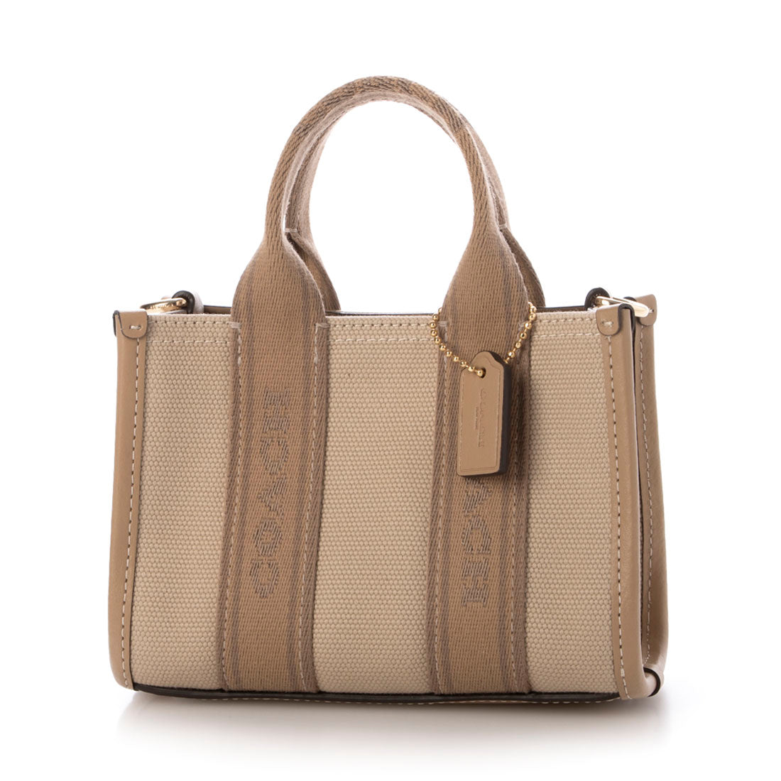 コーチ COACH トートバッグ CAQ02 2WAY ショルダー レディース （ライトベージュ/グレージュ） ライトベージュ/グレージュ