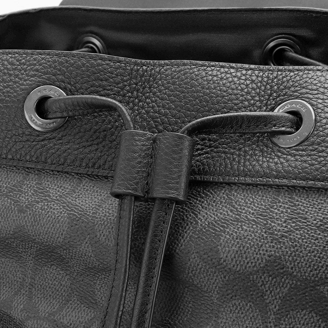 コーチ COACH リュックサック シグネチャー キャンバス ワーナー バックパック CW211 QBMI5 CHARCOAL/BLACK （チャコール/ブラック） チャコール/ブラック