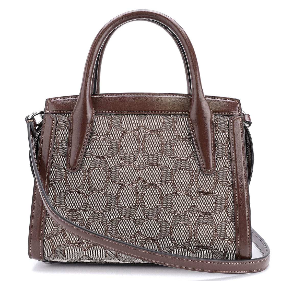 COACH COACH Shoulder Bag Signature Jacquard Andrea Carryall CT766 SVS8