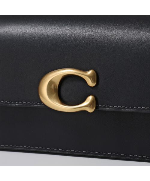 【極美品】近年モデル COACH ボディバッグ レザー ブラック COACH（コーチ） バッグ メンズ ショルダーバッグ レザー ワーナー